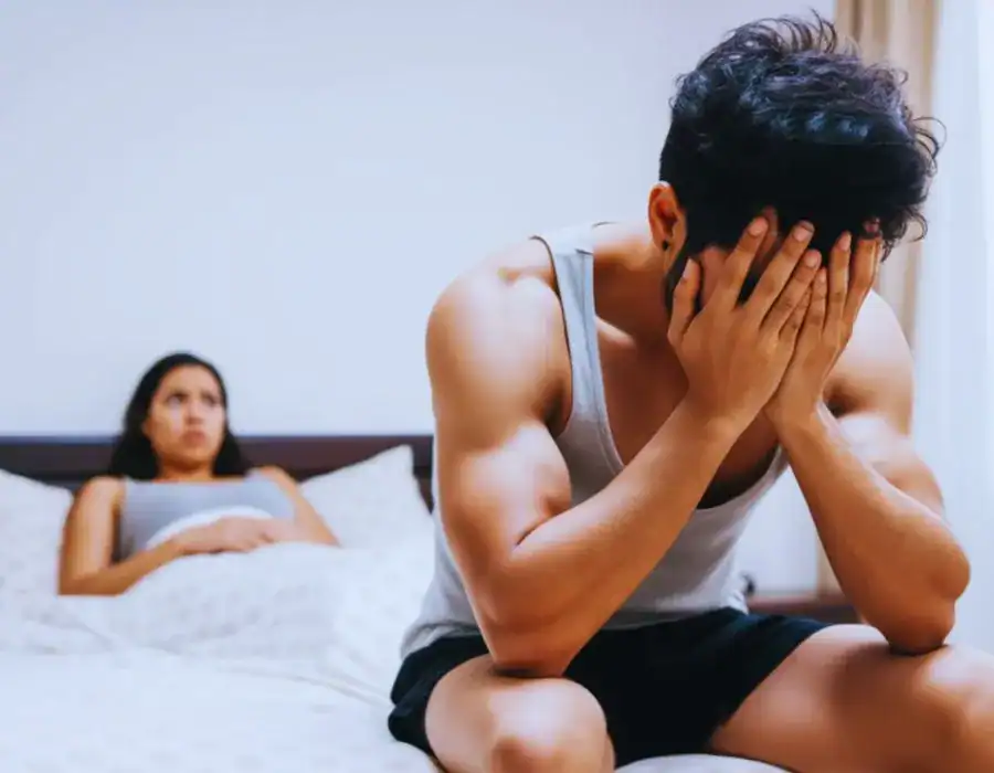 Image of upset man in need of erectile dysfunction treatment Waltham Forest