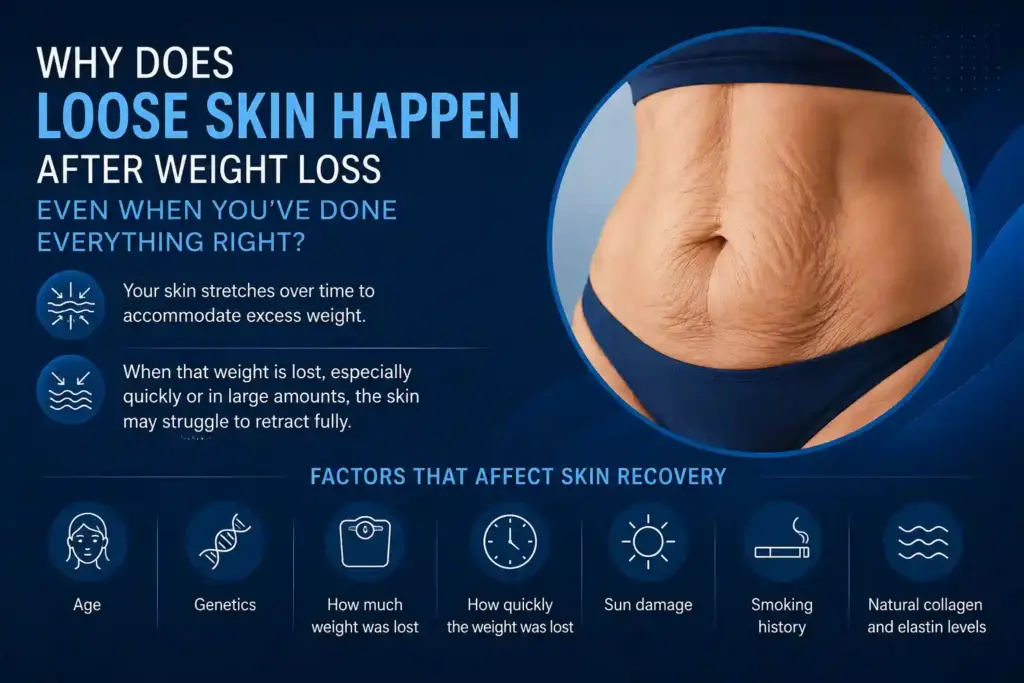 Why Does Loose Skin Happen After Weight Loss Even When You’ve Done Everything Right Waltham Forest?