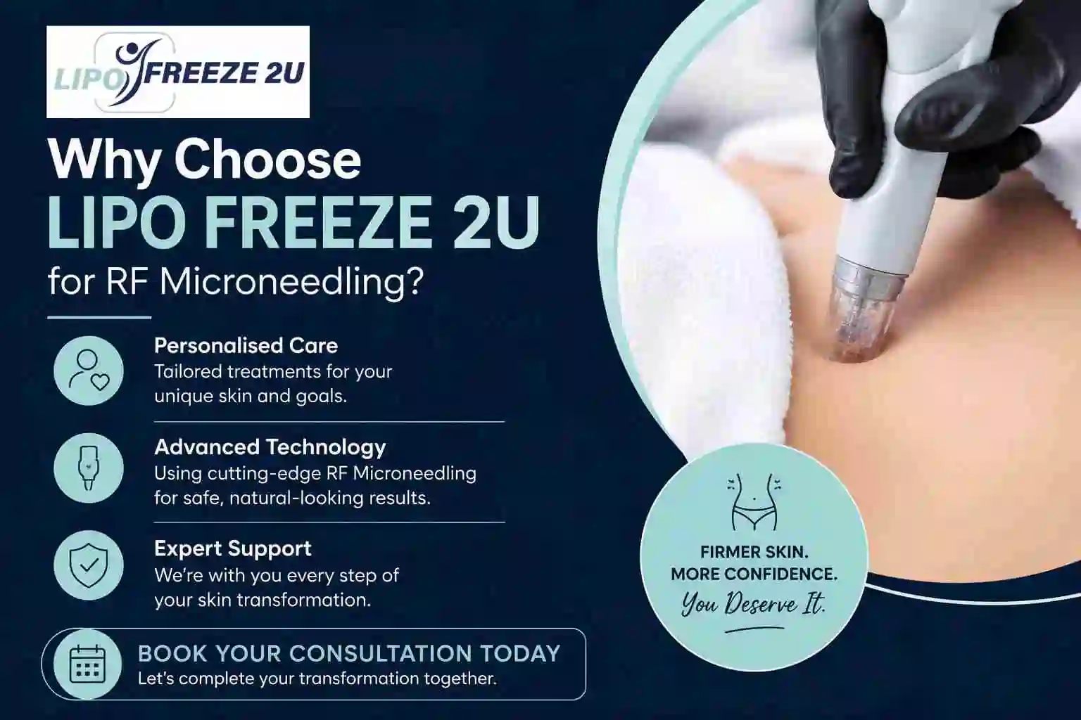 Why Choose LIPO FREEZE 2U for RF Microneedling Waltham Forest?